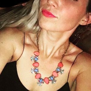 J. Crew bead and rhinestone necklace